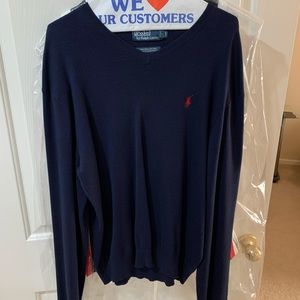 Polo Ralph Lauren  Navy V neck sweater
